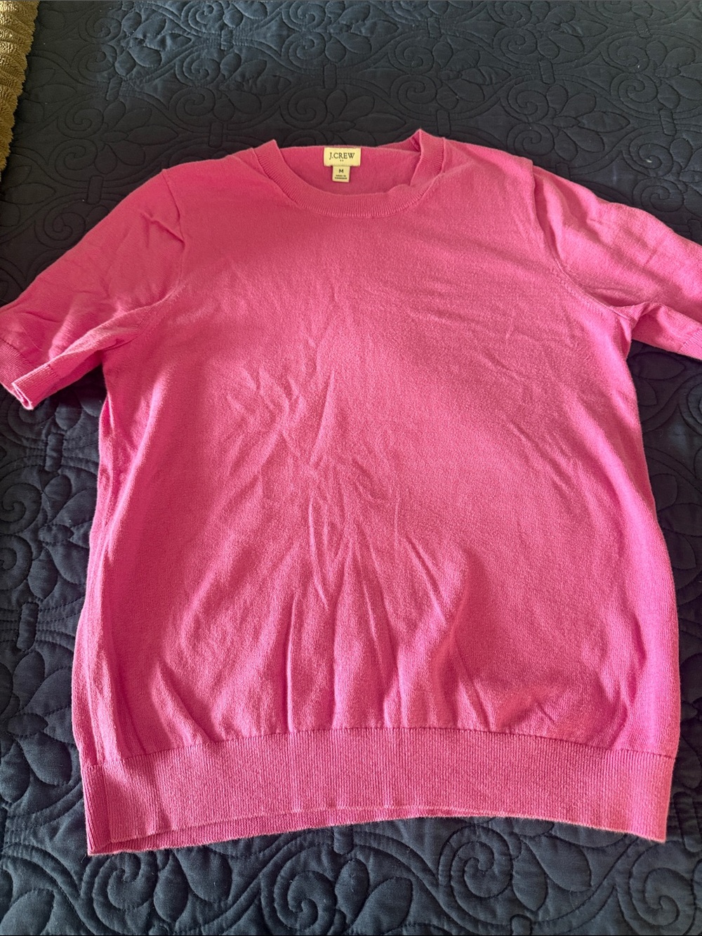 J. Crew Women’s Pink Short-Sleeve Sweater